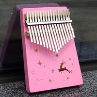 Kalimba mbira sanza Gravure Cerf