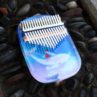 Kalimba plat Motif Baleine