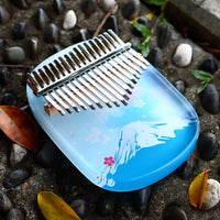 Kalimba plat Motif Montagne