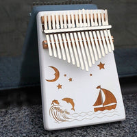 Kalimba pour débutant Design Bateau