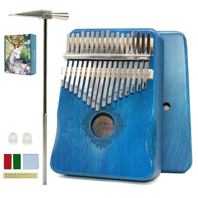 Blue adult kalimba