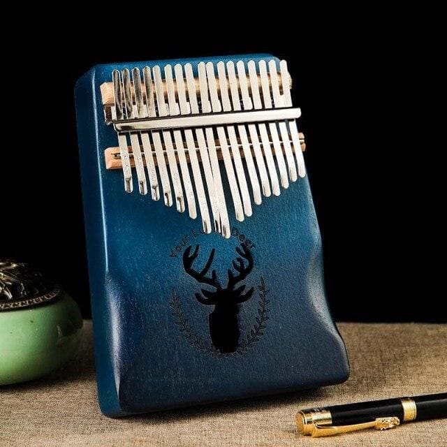 African kalimba blue deer