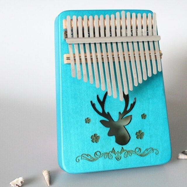 Kalimba calming blue deer