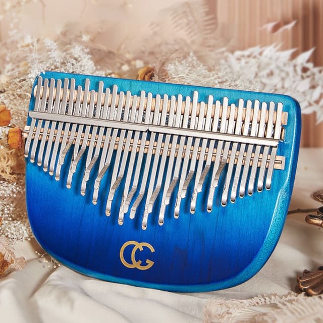 Blue kalimba drum