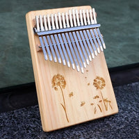 Kalimba Low Price Engraving Dandelion