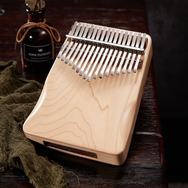 Kalimba lullaby, maple, with resonator box