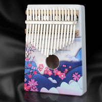 Kalimba Percussion Design Flowers in the Mountains