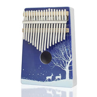 Kalimba Percussion Design Snowy Night