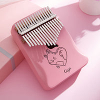 Pink Kalimba Animal Cat