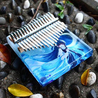 Slim Kalimba Design Manga and Moon