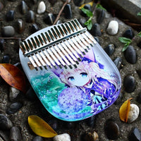 Slim Kalimba Design Manga Girl