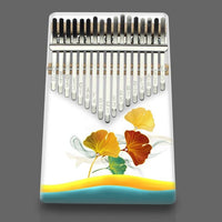 Traditional Kalimba Design Flowers