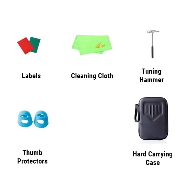 Kalimba tuning hammer accessories