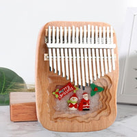 African Mbira Instrument Landscape Christmas