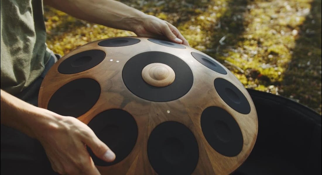 A Neotone in a musician's hands