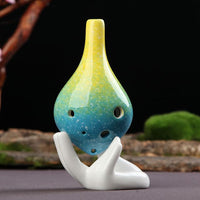 Ocarina 6 trous Couleur Jaune et Bleu