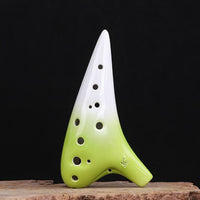 Ocarina Flûte Couleur Blanc Vert