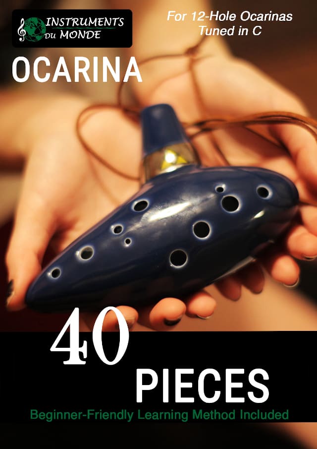 Ocarina sheet music book front cover