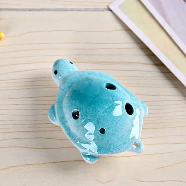 Light blue turtle ocarina
