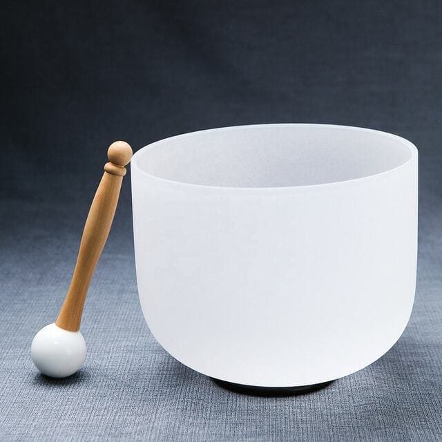 Singing bowl in A with mallet