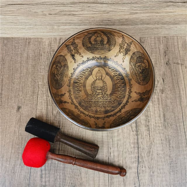 Himalaya singing bowl with mallet