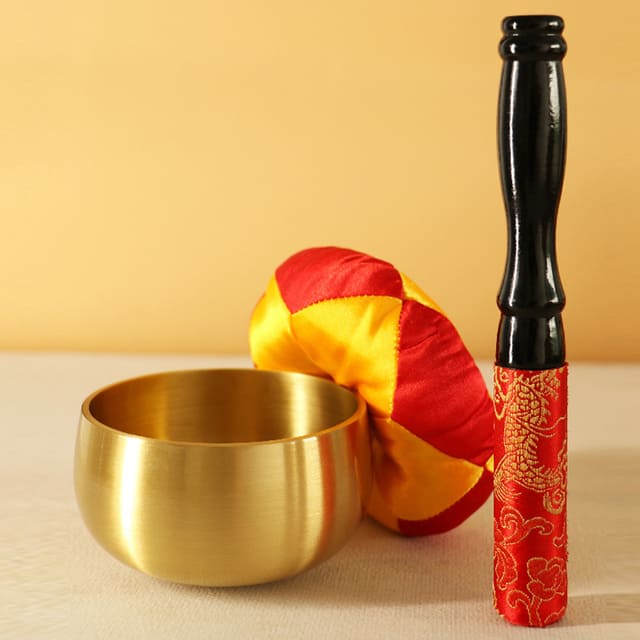 Chakra singing bowl with stick