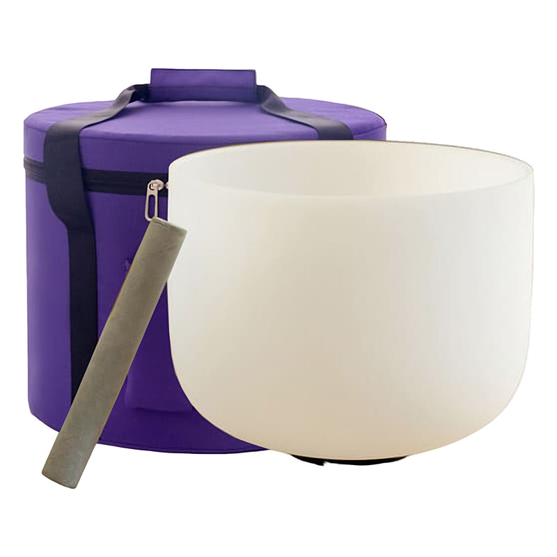 Rock crystal singing bowl