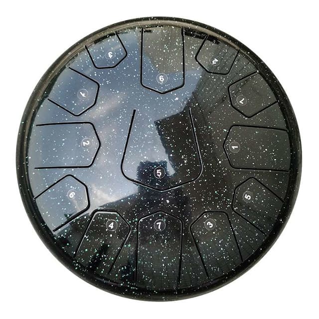 Steel tongue drum, 13 notes