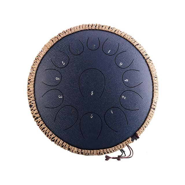 Steel tongue drum percussion blue