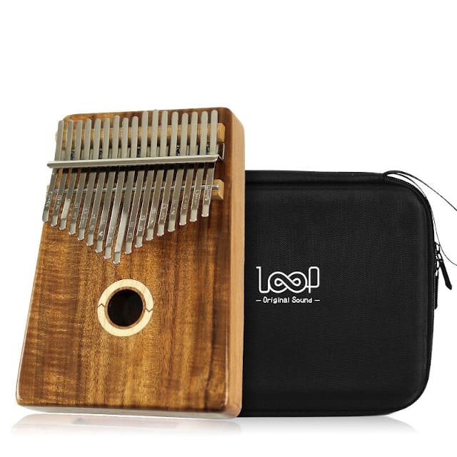 Sanza thumb piano 17 tines acacia