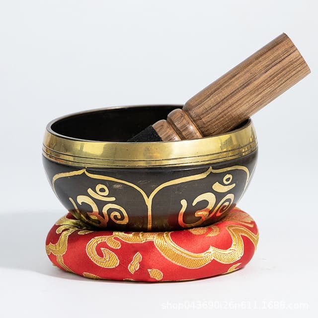 Tibetan healing bowl with mallet