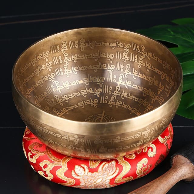 Tibetan singing bowl for sleep interior