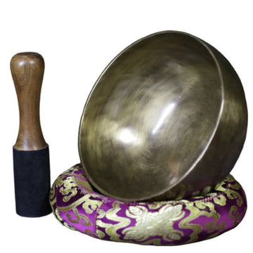 Hand-hammered Tibetan singing bowl
