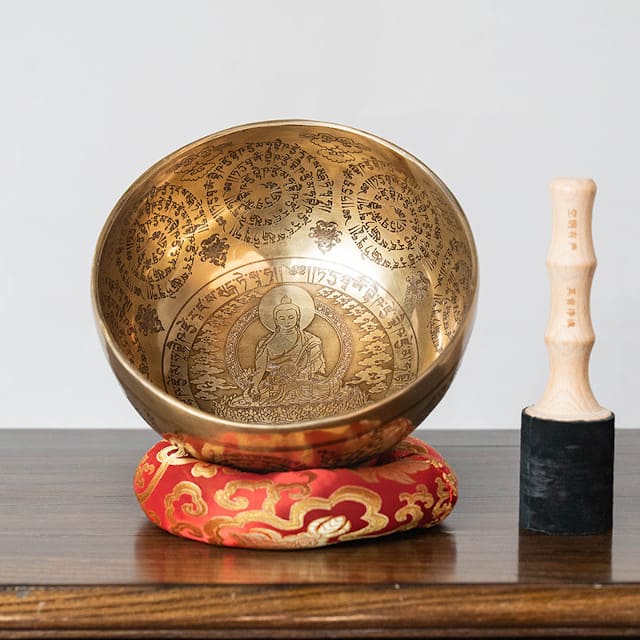 Tibetan singing bowl meditation presentation
