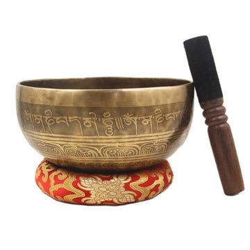 Tibetan singing bowl for relaxation and sleep