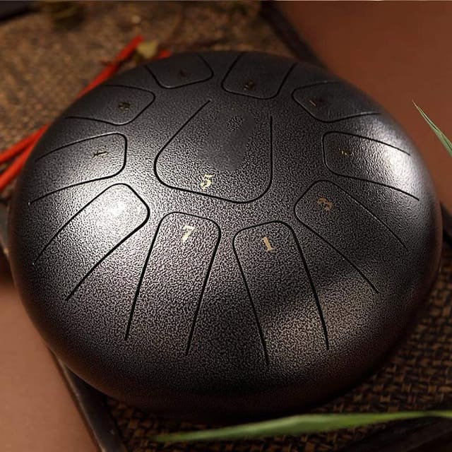 Beginner tongue drum, silver