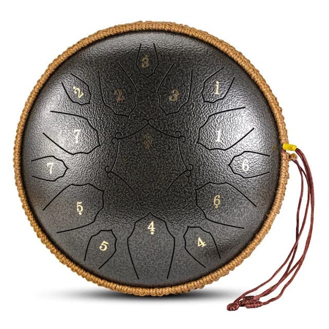 Tongue drum musicothérapie argent 