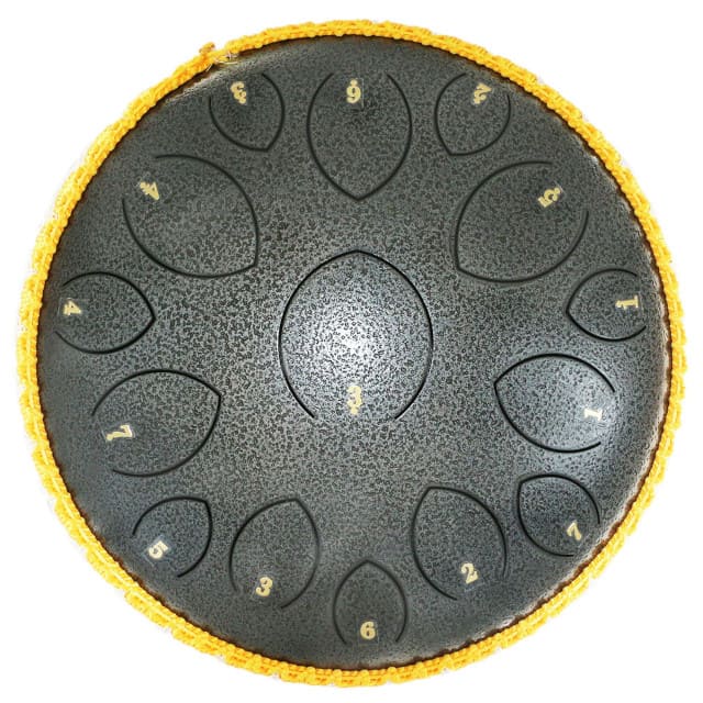 Tongue drum percussion, silver