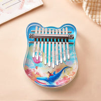 Kalimba 10 Touches Design Baleine