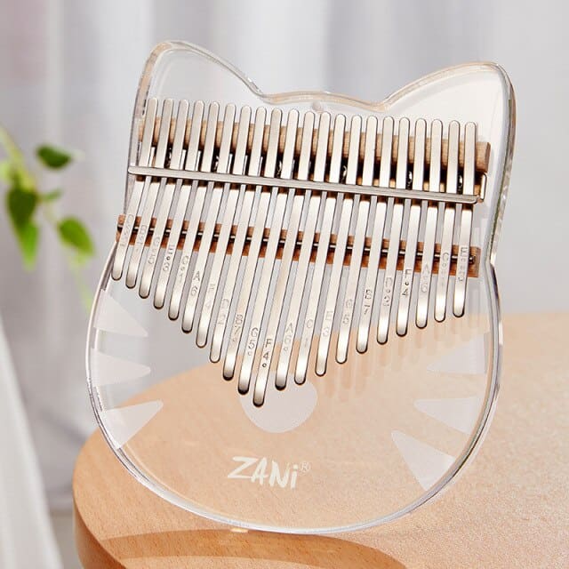 Kalimba Zani chat acrylique 21 lames 