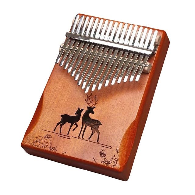 ZAFA Étui Rigide Pour Kalimba 17 Touches - Boîte De Transport Résistante Noire