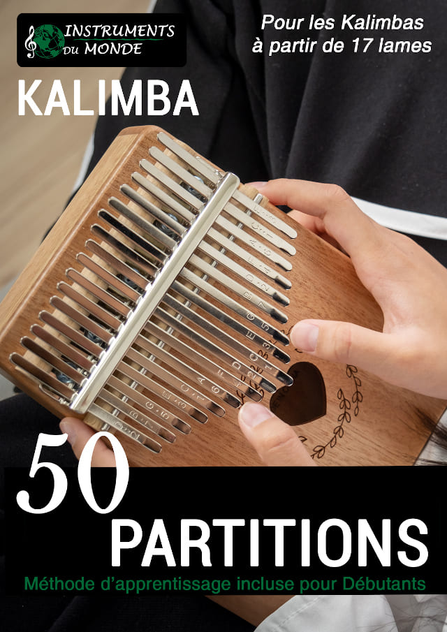 Kalimba livre de partitions couverture