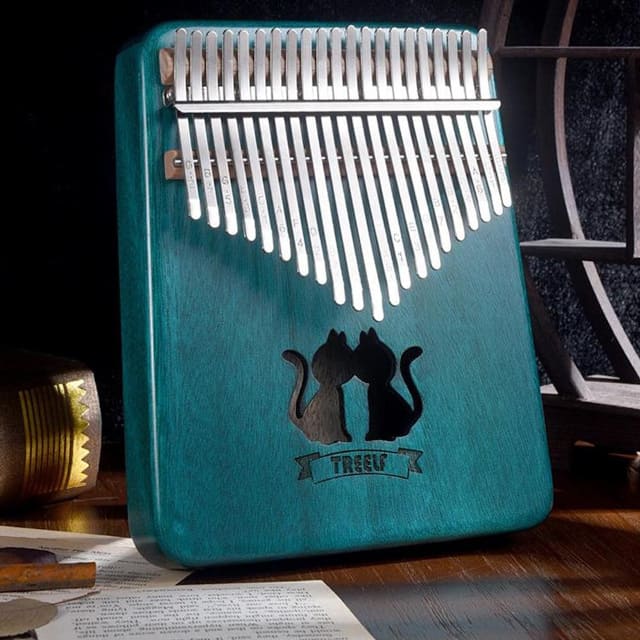 Piano à doigts bleu 