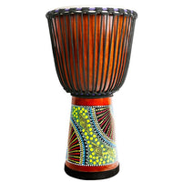 Djembé 12 pouces Couleur Bois Foncé