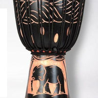 Djembe 20 in Color Black Elephant