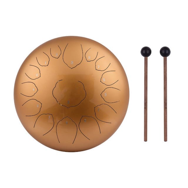 Tongue drum original doré 